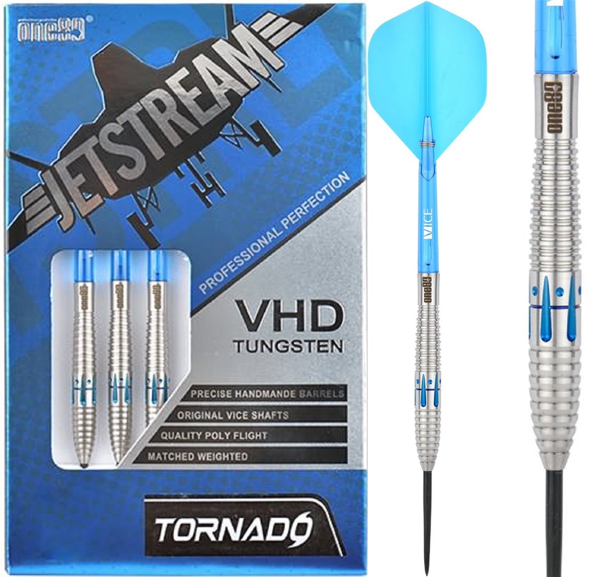 1 Satz Tornado Jetstream Steeldarts ONE80 Steeldarts