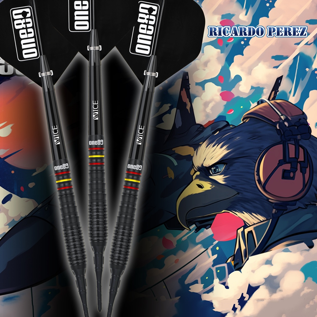 ONE80 Ricardo Perez V2 90% Softdarts 18 Gramm Softdarts