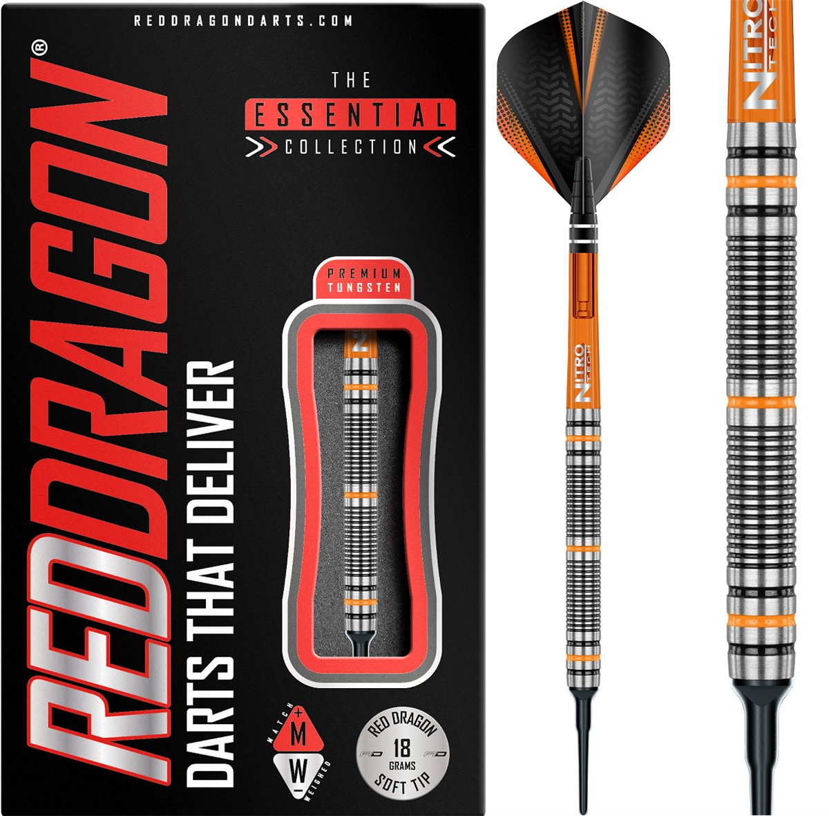 Reddragon Amberjack 2 Softdarts 18 Gramm Softdarts