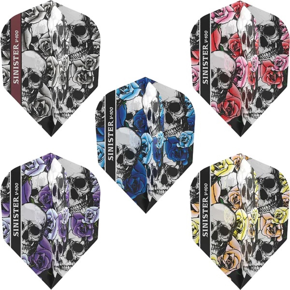 Viper Dart Flights V-100 Sinister Skulls Standard No2 Flights