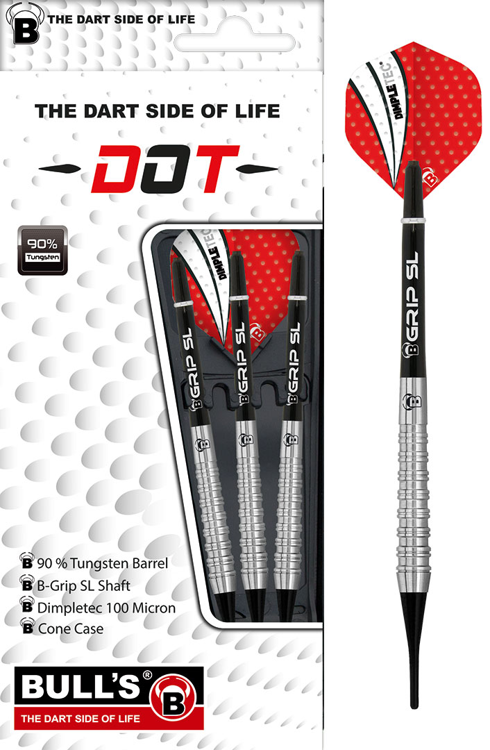 1 Satz BULL'S Dot Soft Dart 18g D3 Softdarts
