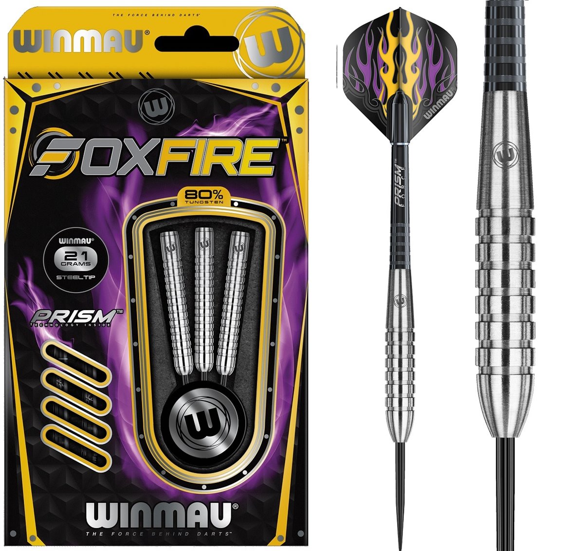 Winmau Foxfire Steel 22 24 26 28 Gramm Steeldarts