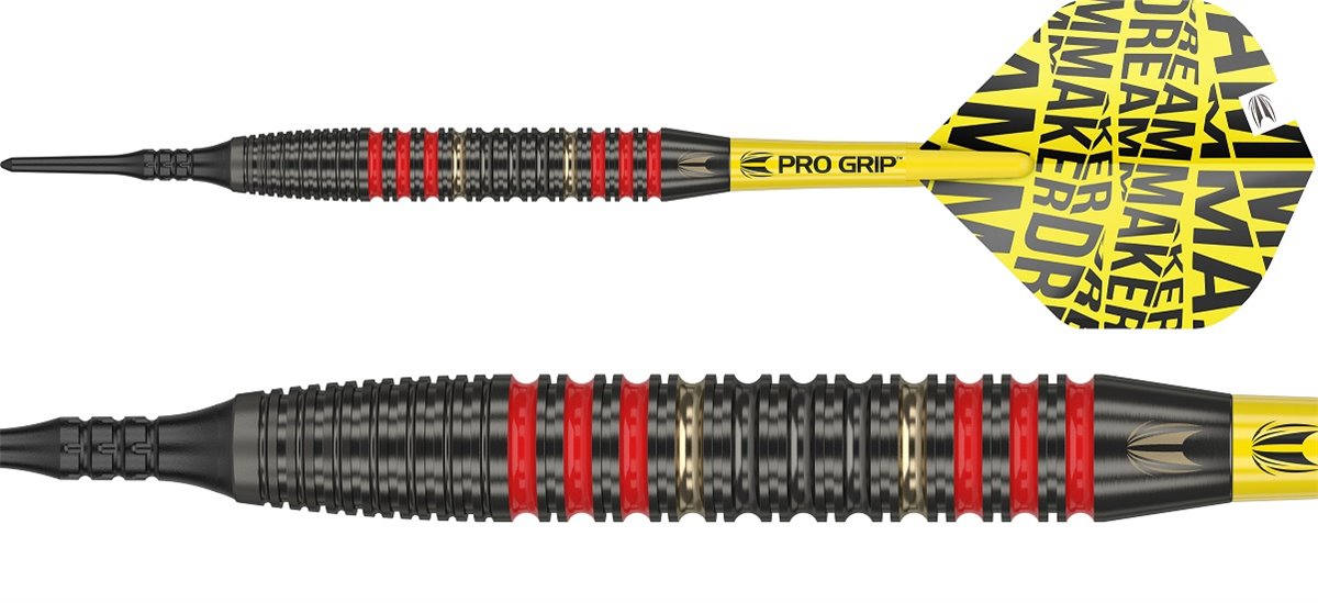 Target Dimitri Van den Bergh Softdarts Brass 18 Gramm Softdarts