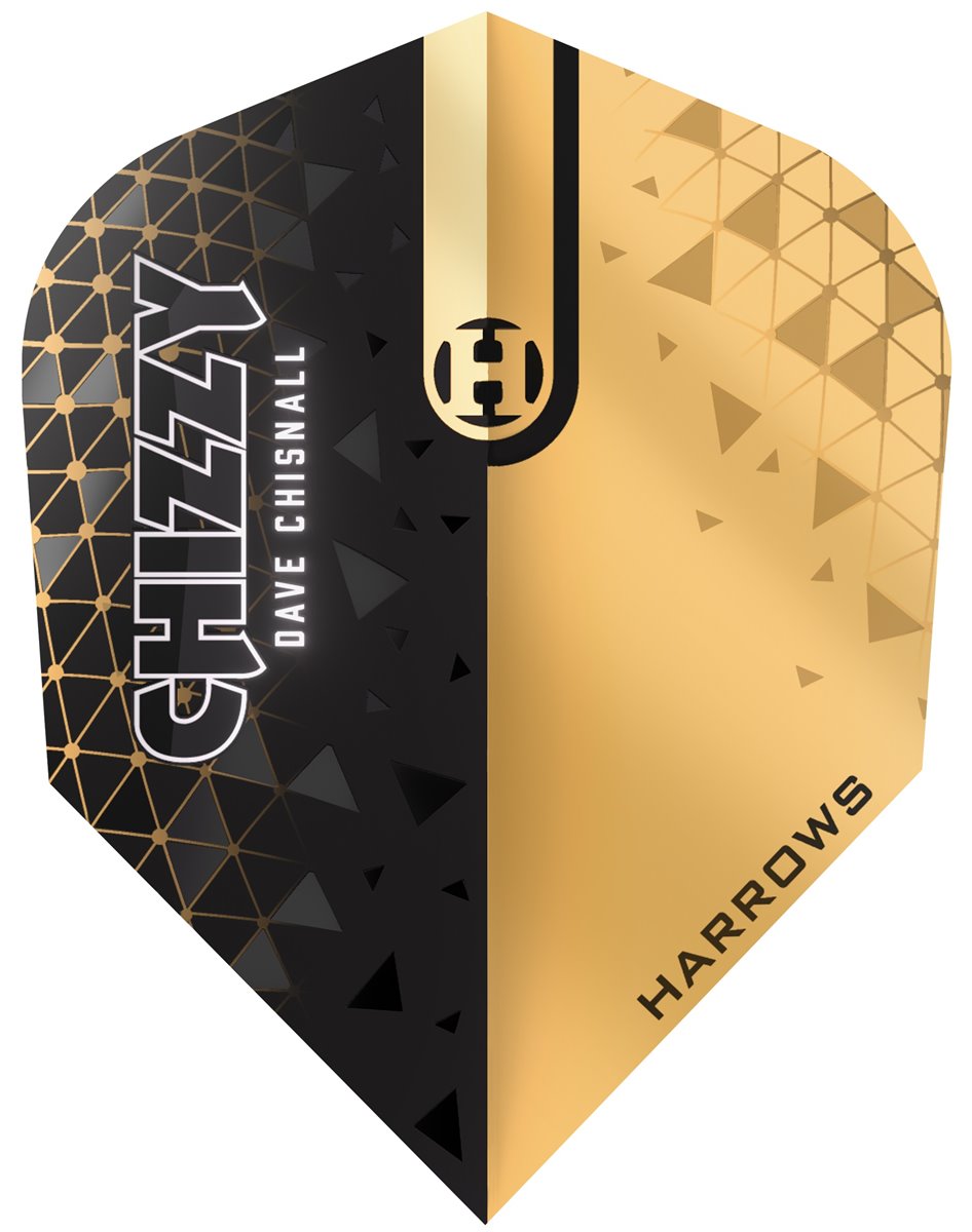 Harrows Dave Chisnall Chizzy 2 Prime Dart Flights Shape No6 Flights