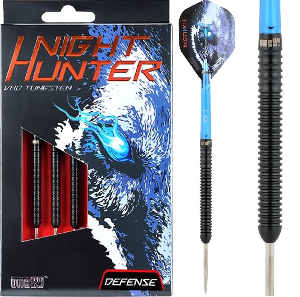 ONE80 Nighthunter Defense Steeldarts ONE80 22/24 Gramm Steeldarts