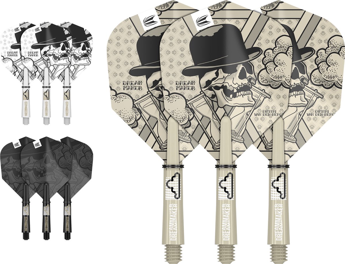 Target 3 Set Shaft/Flights NO6 INK Kit Dimitri van den Bergh 2023 Flights