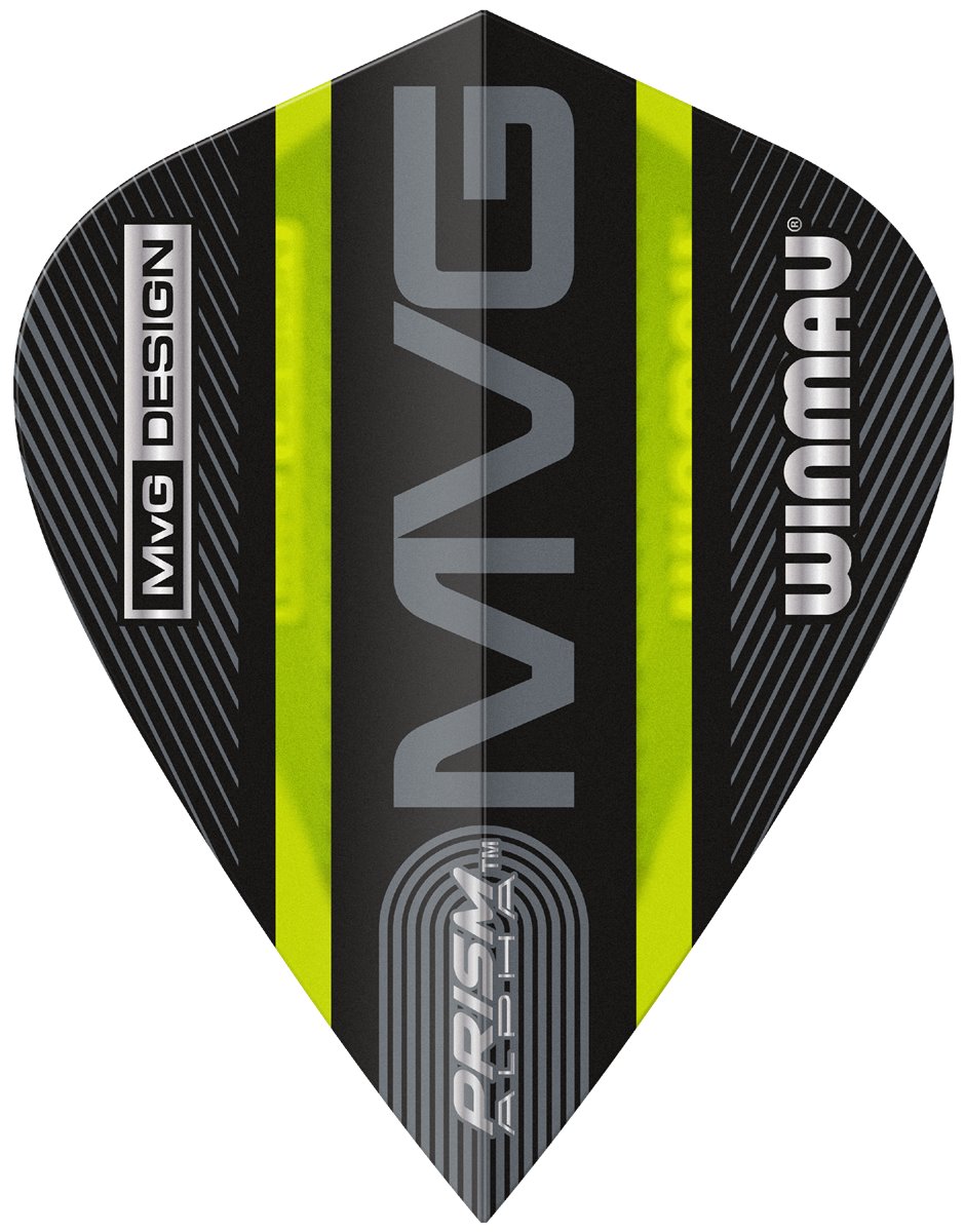 Winmau Prism Alpha Extra Thick MvG Michael van Gerwen 2024 Dart Flight Kite Flights