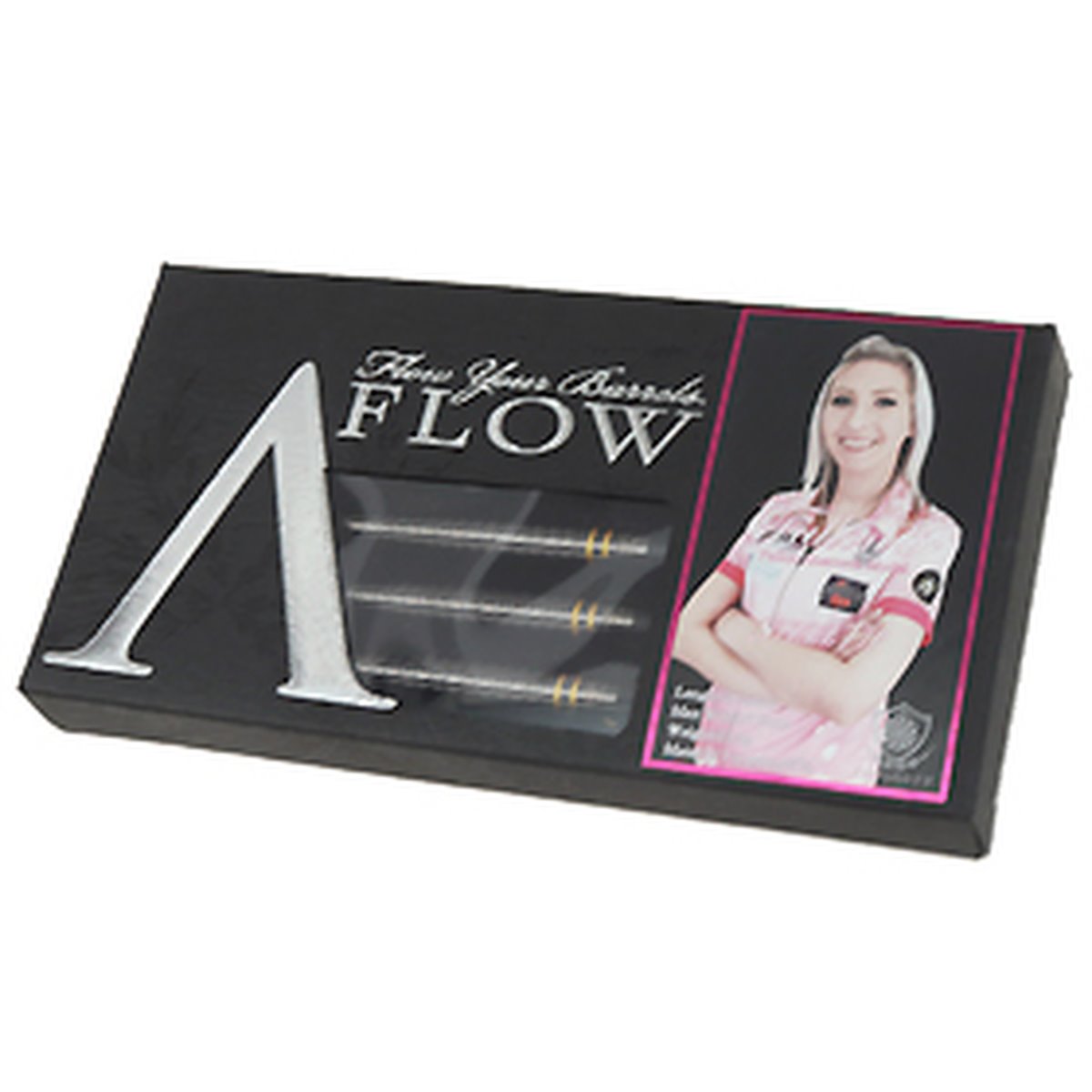 Dynasty Black Line Fallon Sherrock 3 Black DLC Steel Dart Pfeile 24,3 Gramm Steeldarts