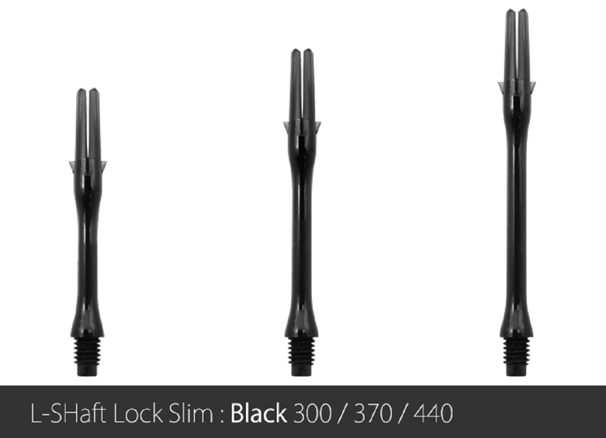 L-Style Locked Slim Shaft Schwarz Shafts