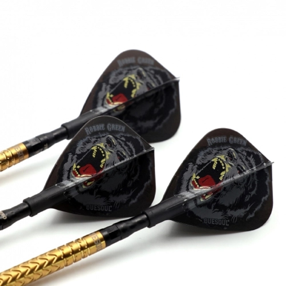 Cuesoul Steeldarts KONG Robbie Green + TERO Flights 22 Gramm 90% Tungsten Steeldarts