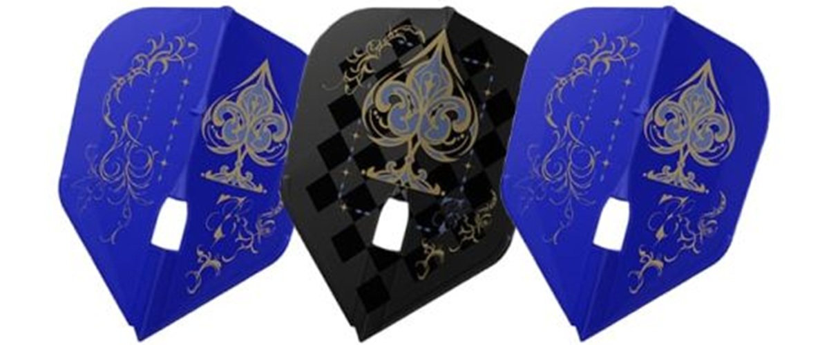 L-Style Signature Flights Pro DYNASTY L-Flight PRO NANA SANECHIKA Spades Shape L3 Flights