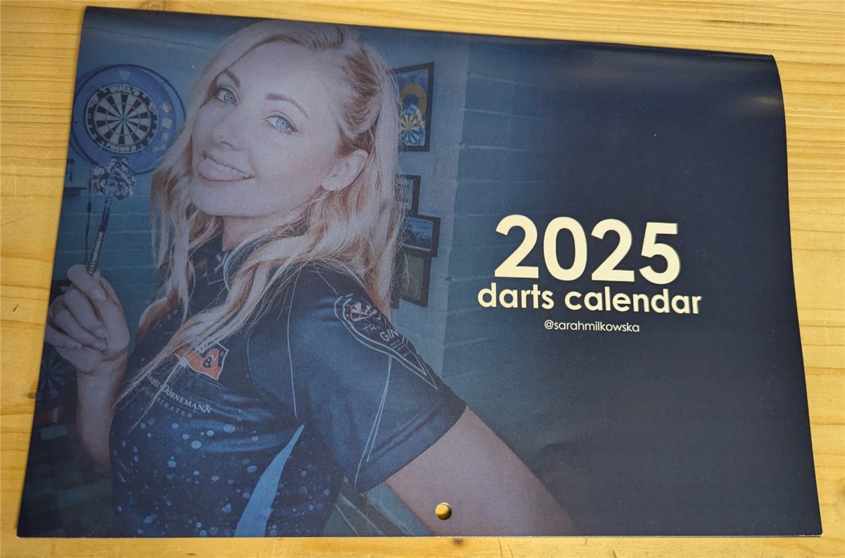 Sarah Milkowski Darts Kalender 2025 Jugendfrei Fanshop | SMilkowski