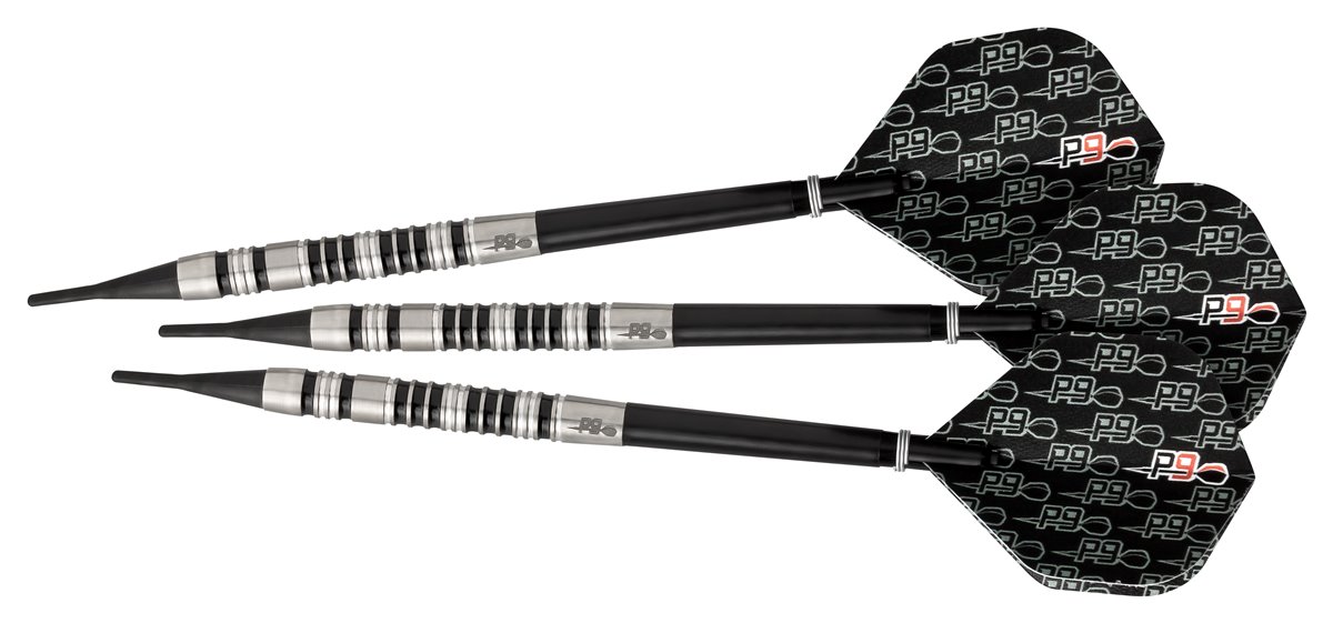 P9 Softdarts "UK" 90% Tungsten 20 Gramm Softdarts