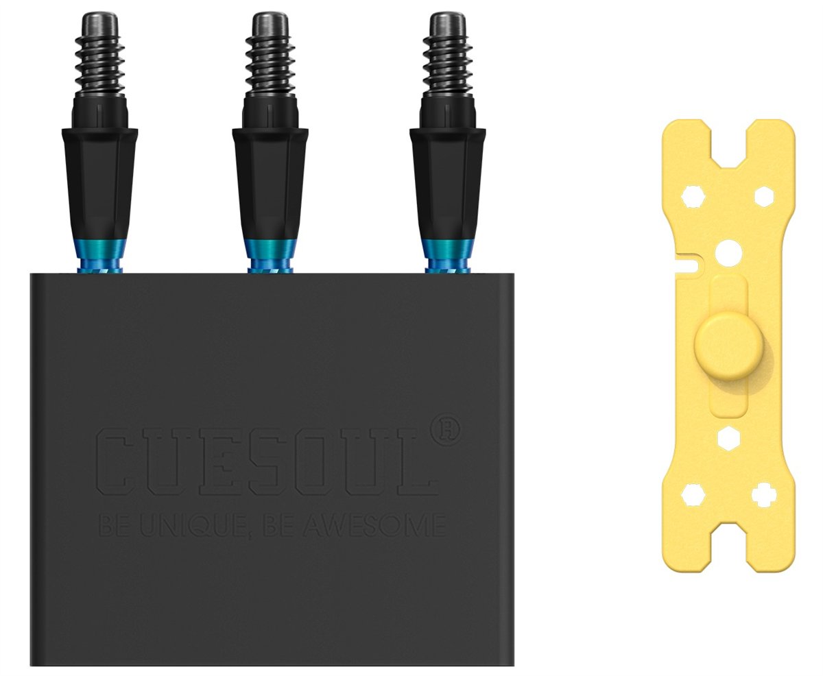 Cuesoul OTO Wechsel Spitzen Conversion Points Slash Cut Rings Multi Color No.5 Schraubspitzen Tips