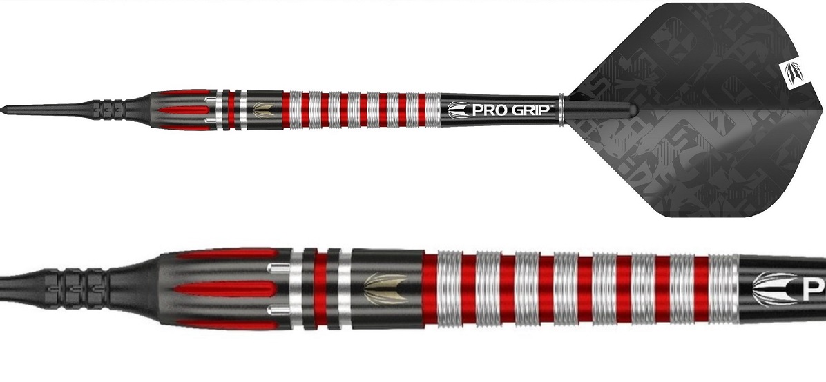 Target Nathan Aspinall ASP Black 18 Gramm 90% Tungsten Softdarts Pro-Player 90% Softdarts