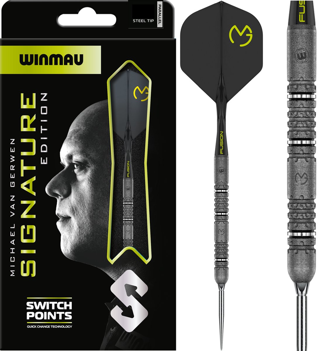 Winmau Michael van Gerwen MVG Signature Edition Switch Point 90% Steeldarts 22/23/24 Gramm Steeldarts