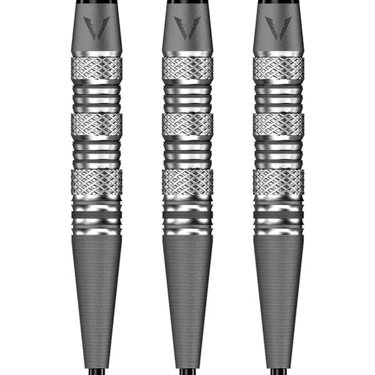 Viper Sinister S2 Sandblasted Tri-Knurl 95% Steeldarts 22/24/26 Gramm Steeldarts