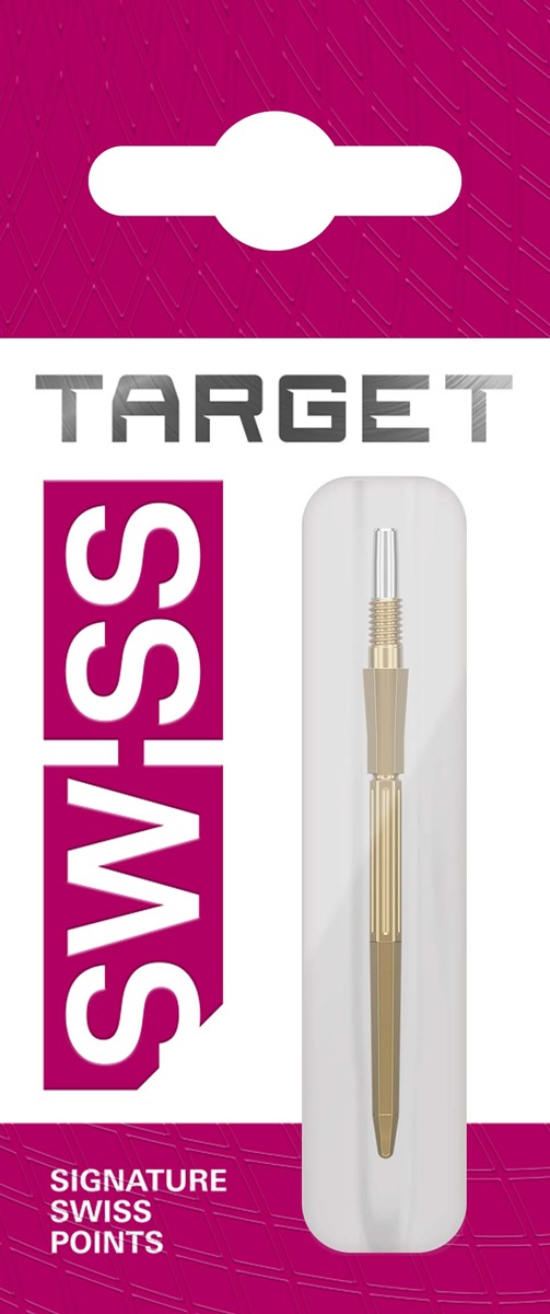 Target Swiss Point Elysian Archetype 43 30/35/42 mm Gold/Schwarz/Silber Wechselspitzen