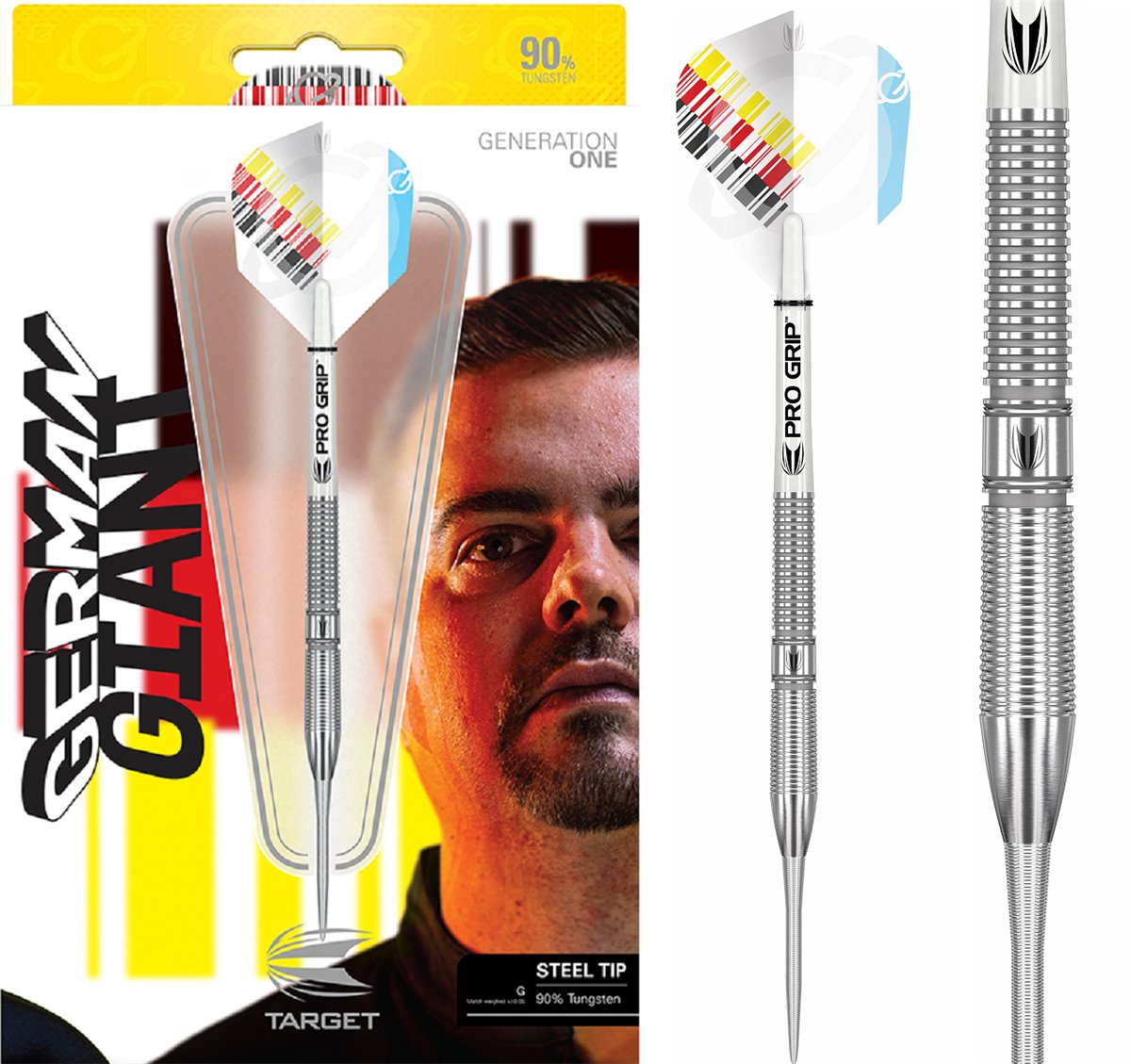 Target Gabriel "German Giant" Clemens Steeldarts 21/23 Gramm Steeldarts