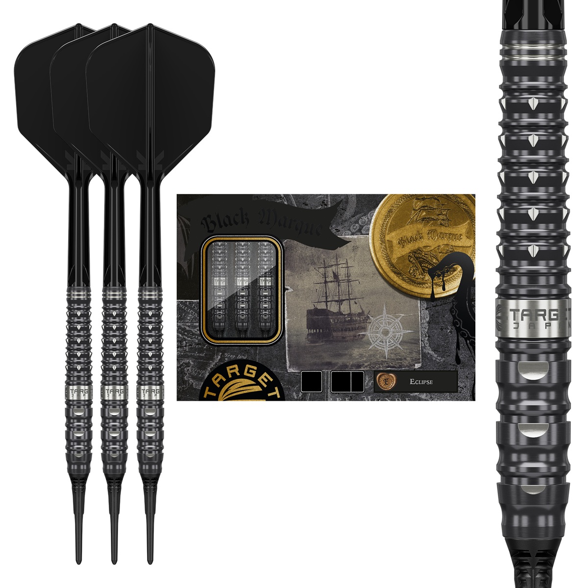 Target Black Marque Eclipse 90% 2BA Softdarts 21 Gramm Softdarts