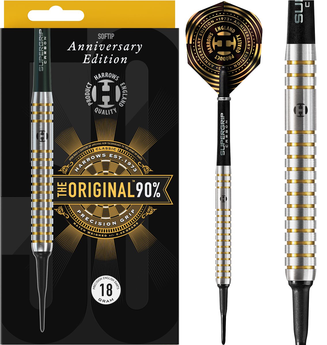 Harrows Ryan Searle Softdarts 18g - 90% Wolfram Profi-Darts