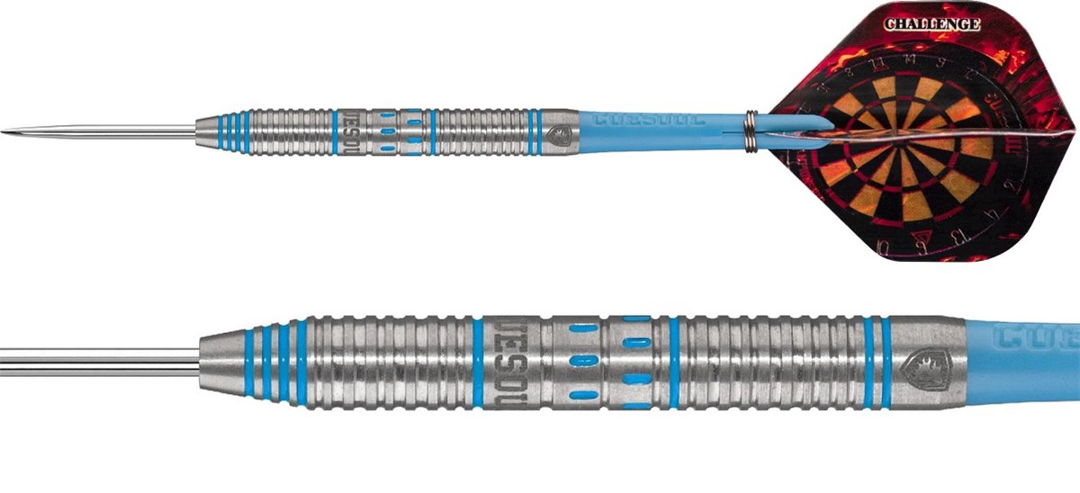 Cuesoul Challenge Multi Ring Tapered Blau 85% Steeldarts 26 Gramm Steeldarts