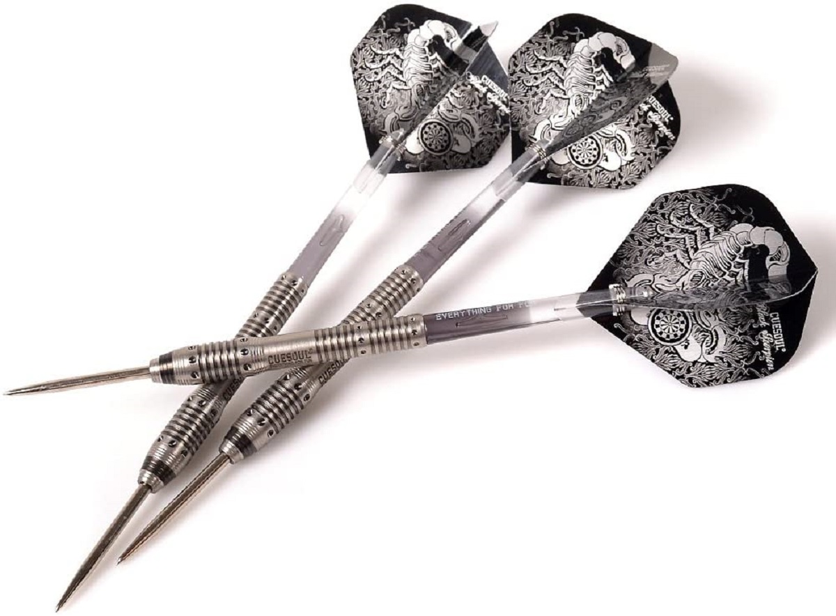 Cuesoul Steeldarts Black Scorpion 22 Gramm 90% Tungsten Steeldarts