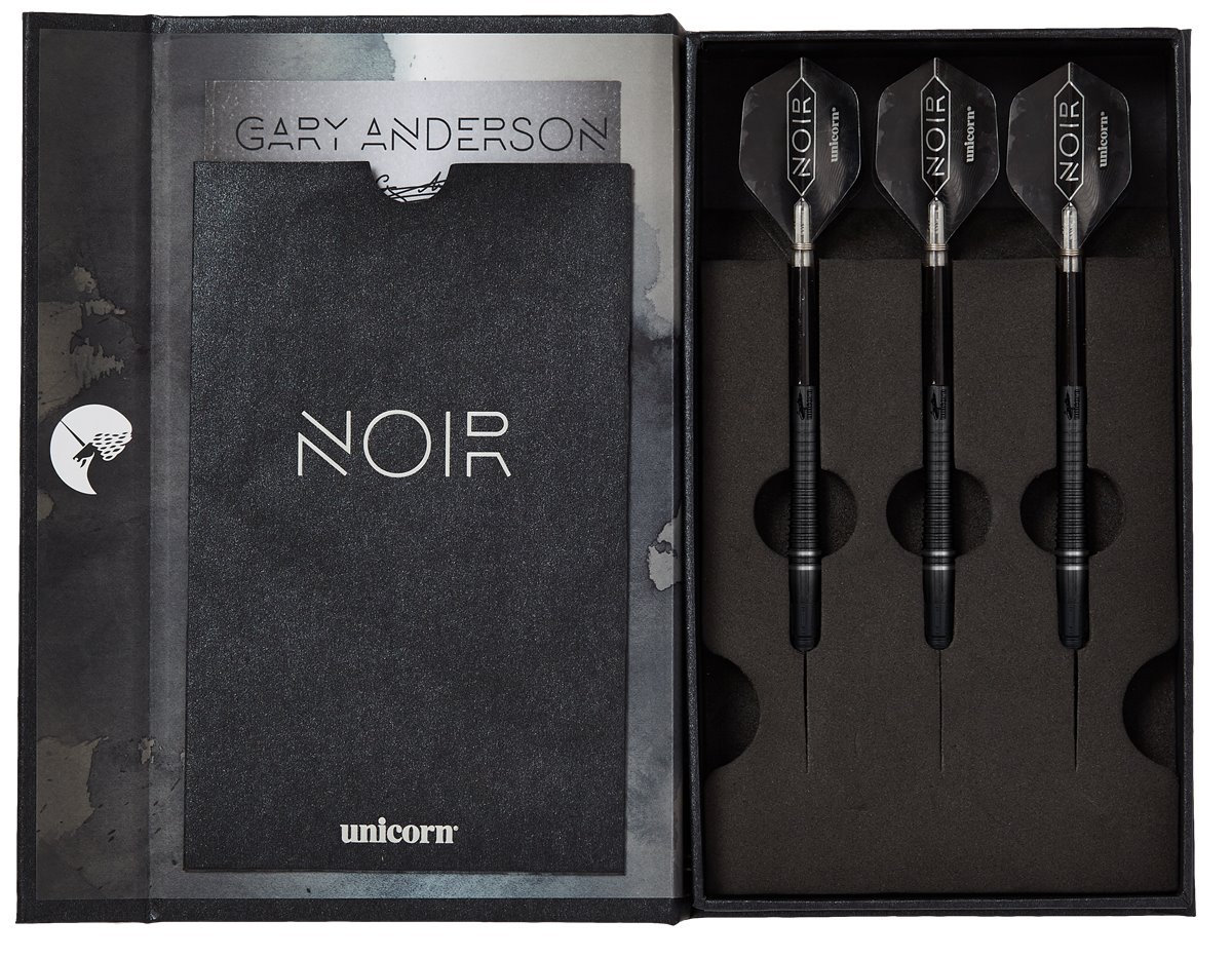 Unicorn Gary Anderson Noir Phase 6 G6 80% Softdarts 18/20 Gramm Softdarts