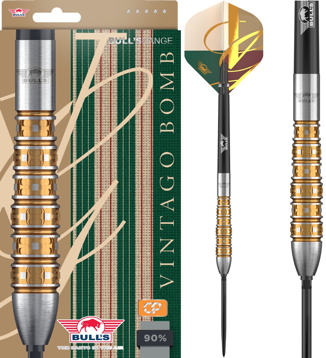 Bull´s Vintago Bomb CP 90% Steeldarts 20/22/24 Gramm Steeldarts