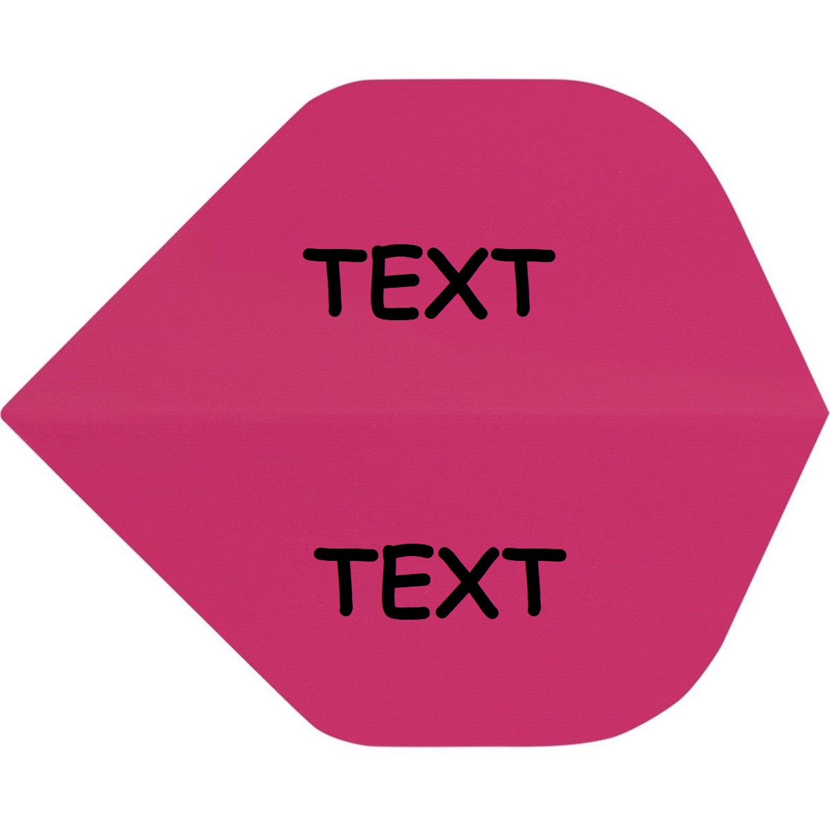 Dartfieber personalisierte Dart Flights eigener Text 10 Set Flights