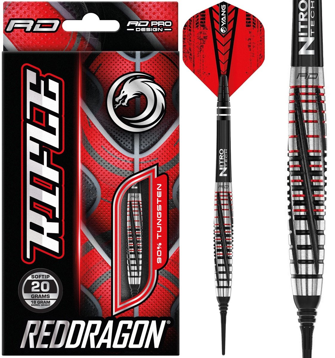 Reddragon Rifle 90% Softdarts 20 Gramm Softdarts