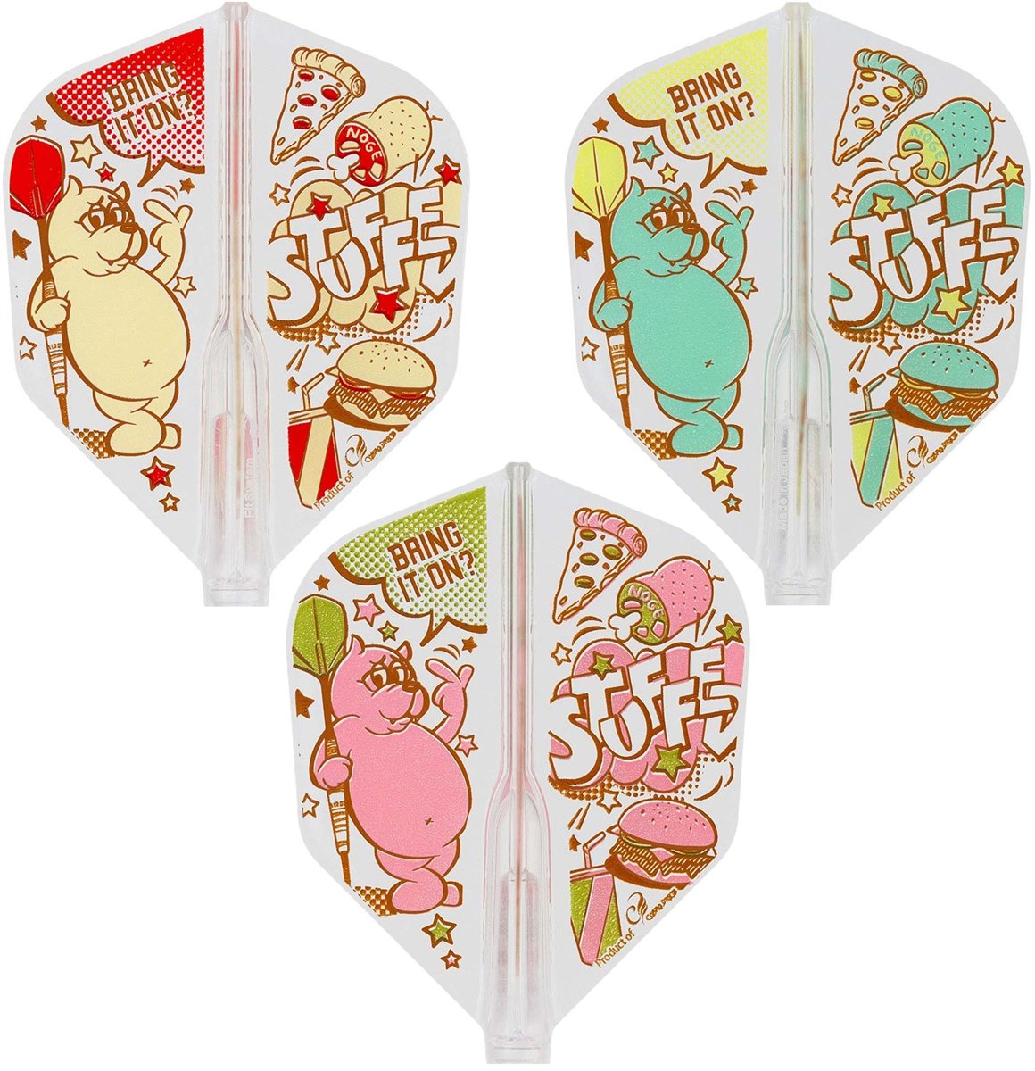 Cosmo Darts Fit Flights Air Shunpei Noge 5 Shape Flights
