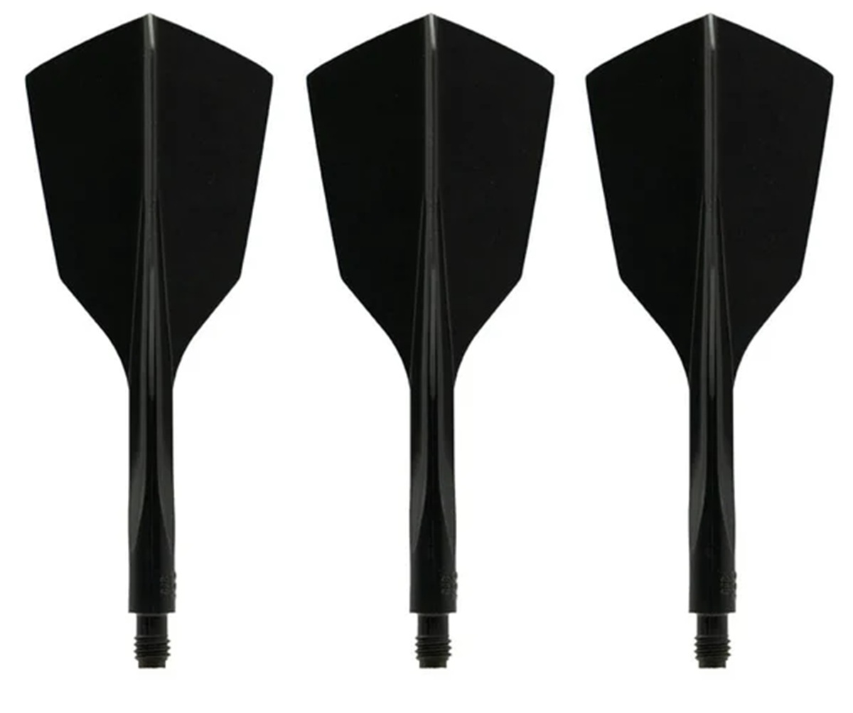Condor Dart Flights Shafts AXE 120 Schwarz Narrow Flights