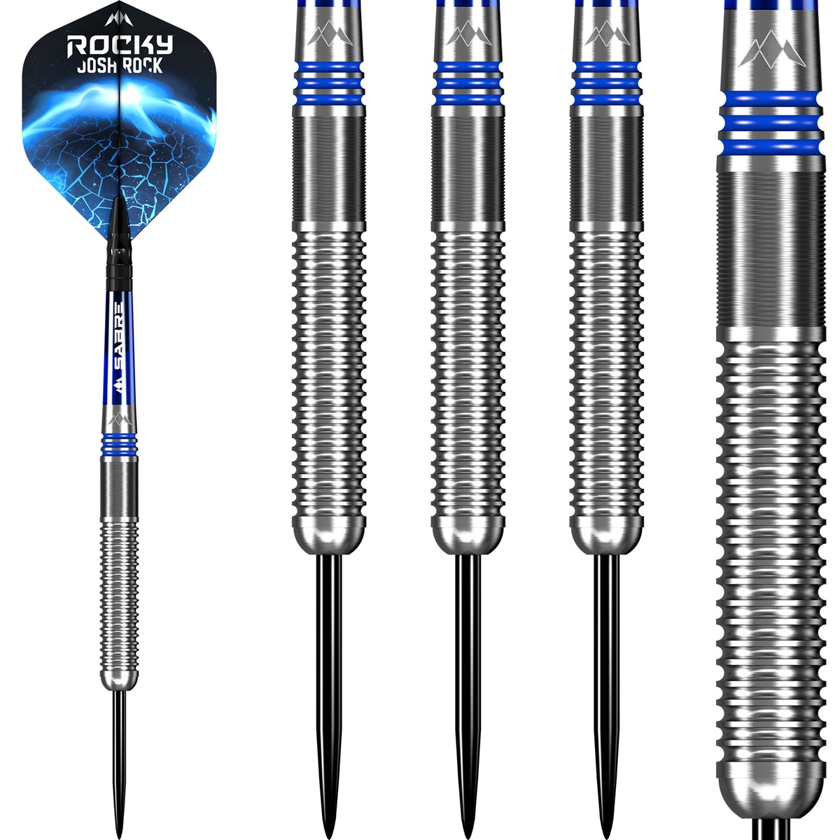 Mission Josh Rock Silver & Blue 80% Steeldarts 25 Gramm Steeldarts