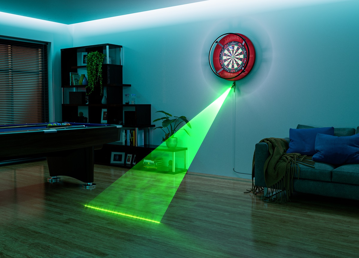Target MOD Laser Oche Abwurflinie Abwurflinie