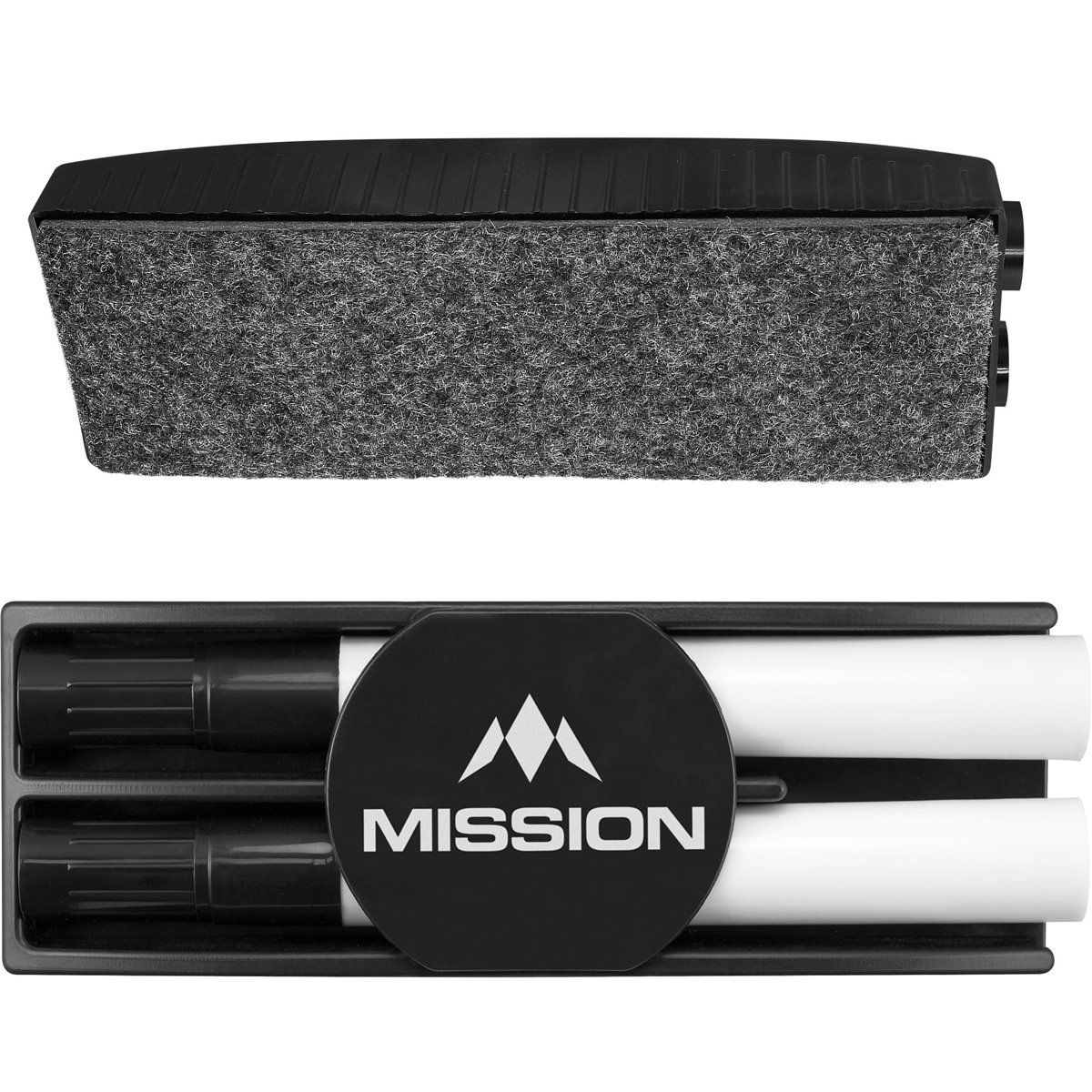 Mission Dart Trockenschwamm mit zwei Boardmarkern 3 Zubehör Tafel