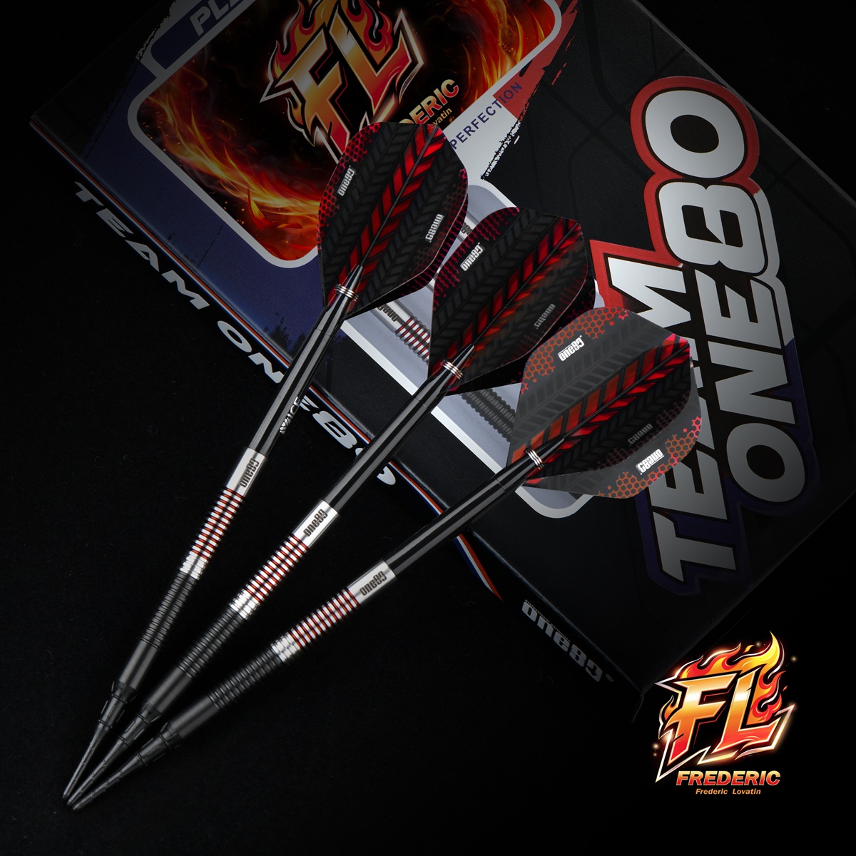 ONE80 Frederic Lovatin 90% Softdarts 16 Gramm Softdarts