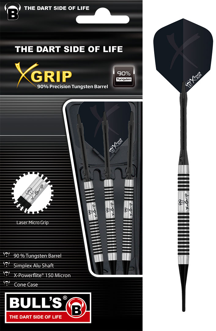 BEAZD Bull´s X-Grip X5 Softdart 18g Softdarts