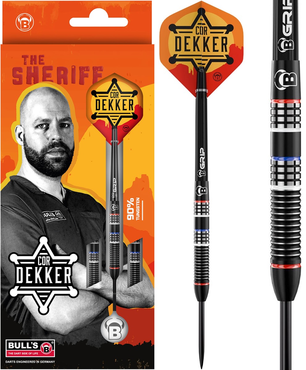 Bull´s Cor Dekker 90% Steeldarts 23 Gramm Steeldarts