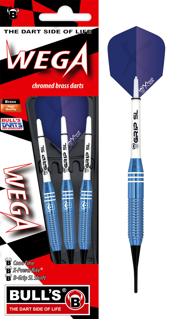 1 Satz BULL'S Wega Soft Dart 18g Softdarts
