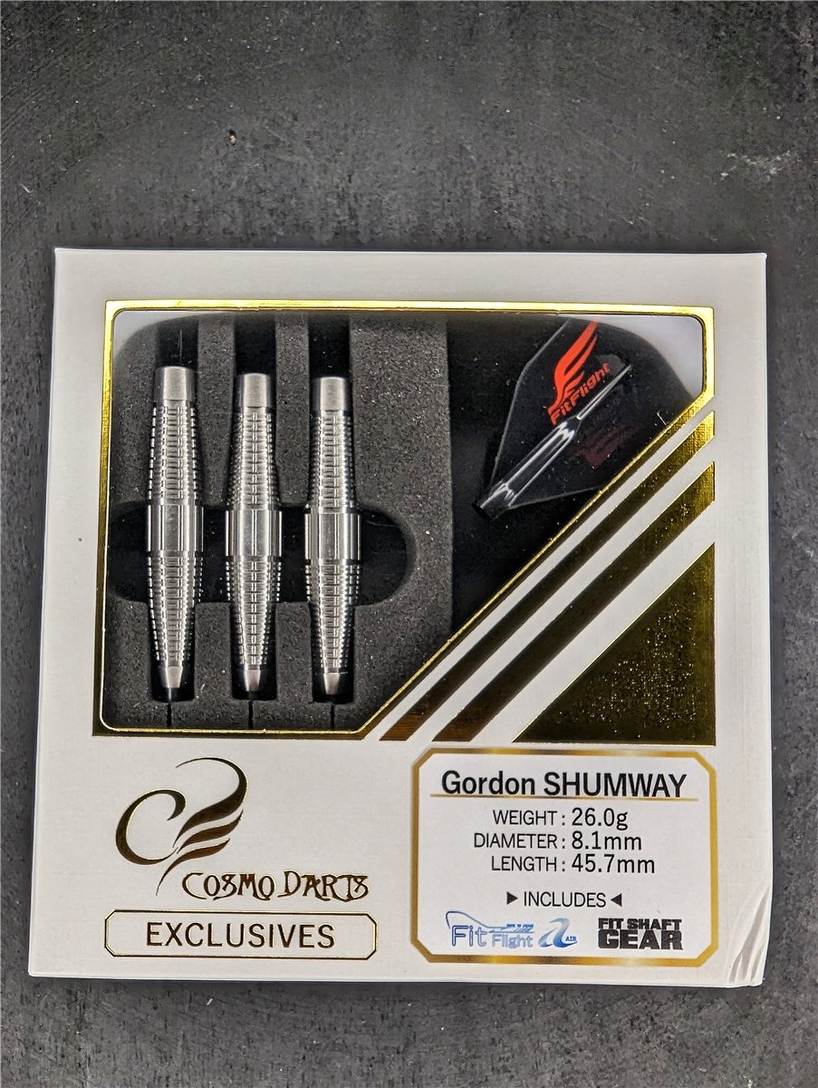Cosmo Gordon Shumway 95% Steeldarts 26 Gramm Steeldarts Cosmo Gordon Shumway 95% Steeldarts 26 Gramm Steeldarts