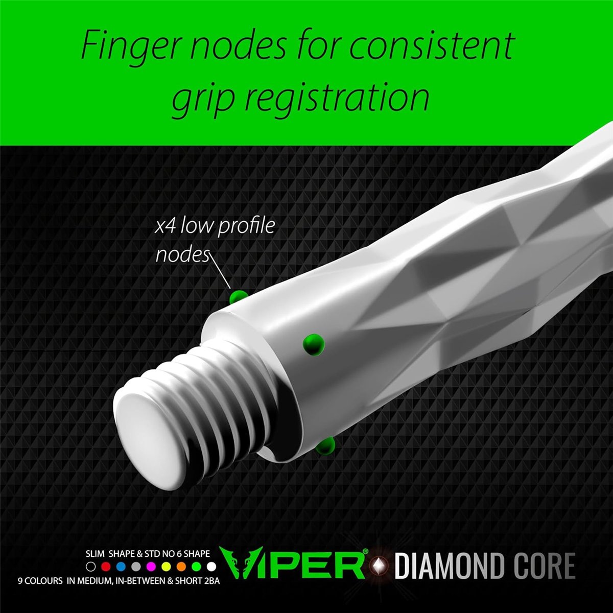 Viper Diamond Core Dart Shaft/Flight System Shape Shafts