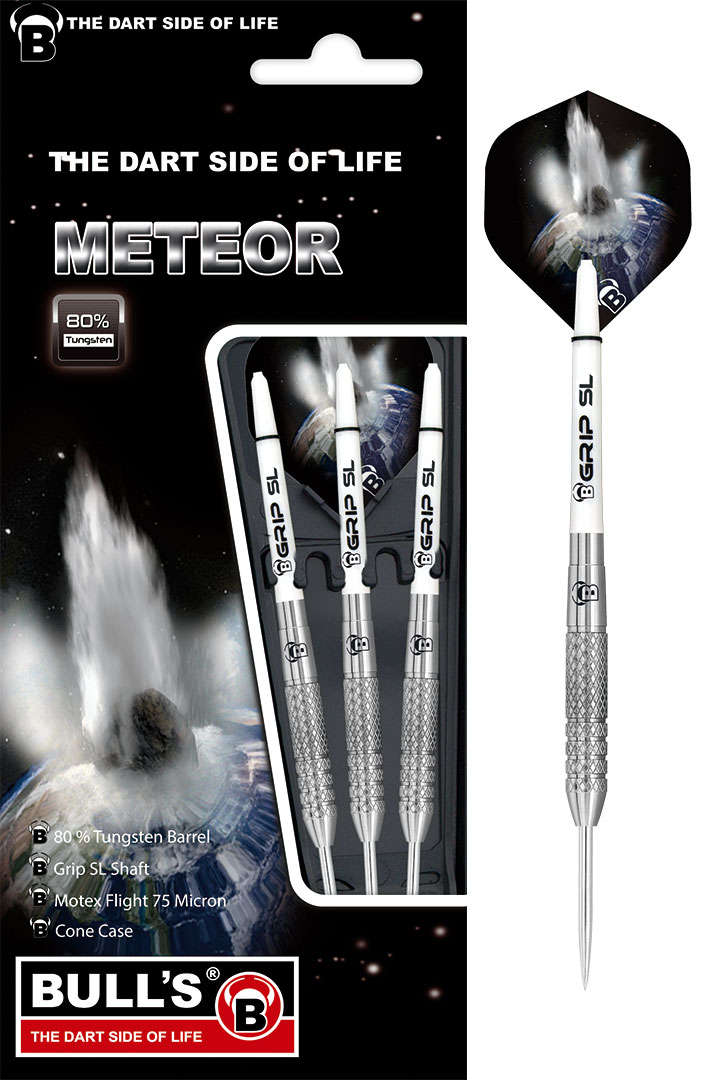 1 Satz BULL'S Meteor Steel Dart 24g MT8 Steeldarts