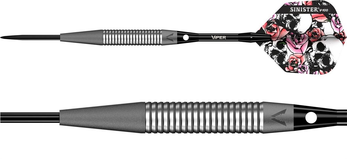 Viper Sinister S1 Sandblasted Shark Grip 95% Steeldarts 22/24/26 Gramm Steeldarts