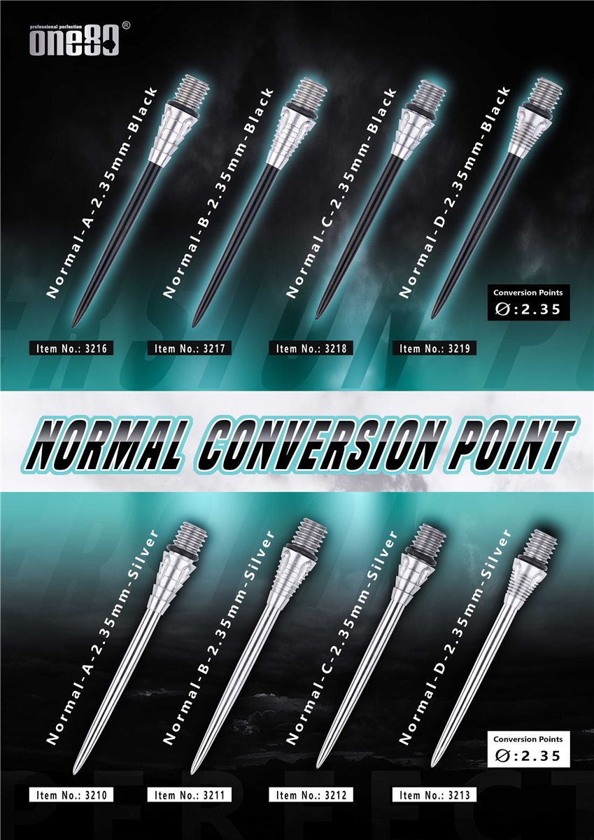 One80 Normal Conversion Points Wechselspitzen 2BA Kleingewinde Schraubspitzen Tips