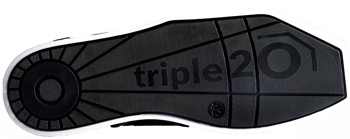 Triple20 Dartschuhe Textil Leder Weiß Schwarz Dartschuh