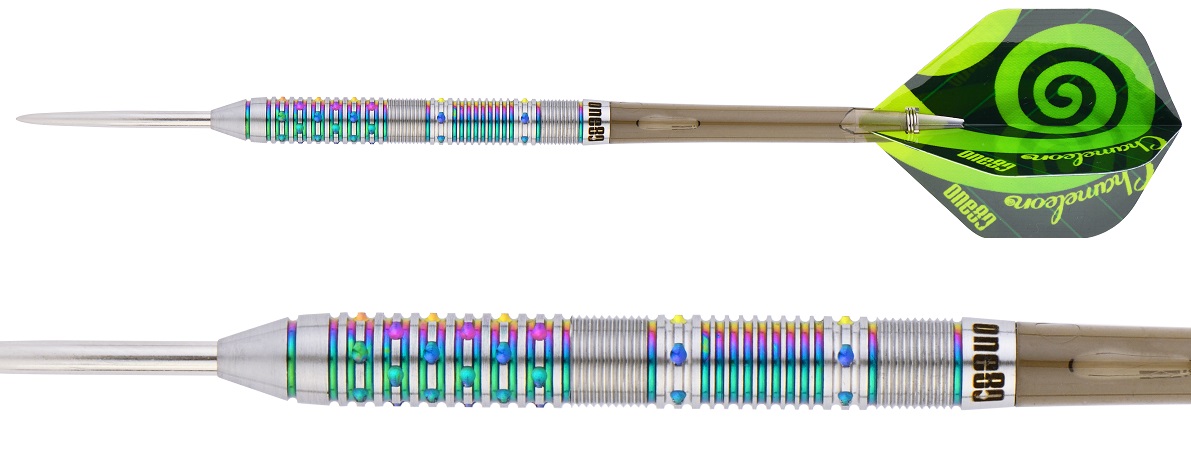 One80 Chameleon Azurite Steel Darts 24 Gramm Steeldarts