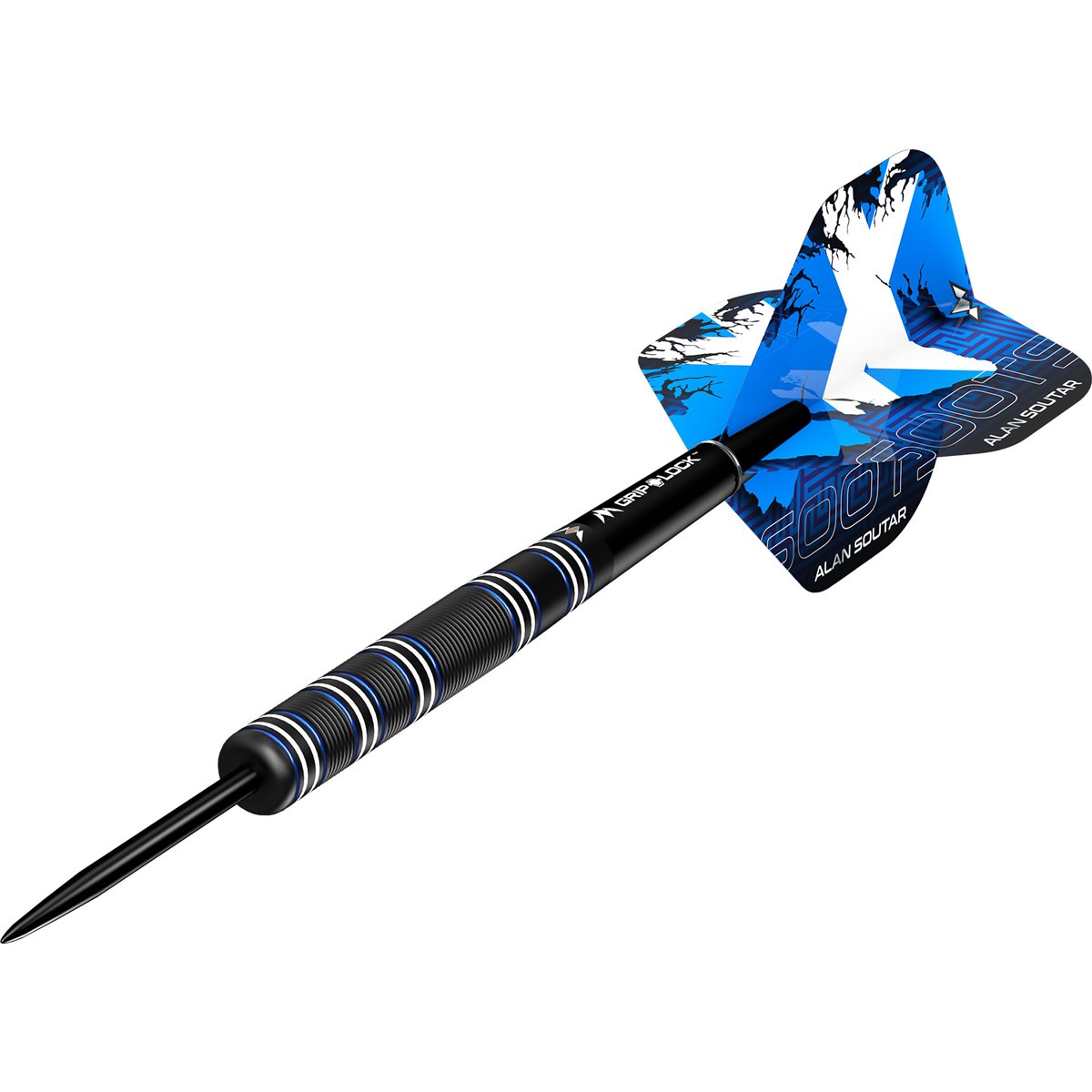 Mission Alan Soutar 90% Steeldarts Blau/Weiß Electo 22/24/26/28 Gramm Steeldarts