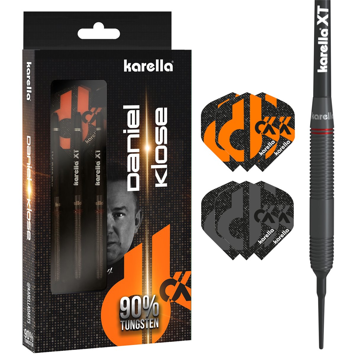 Karella Daniel Klose 90% Softdarts 19/21 Gramm Softdarts