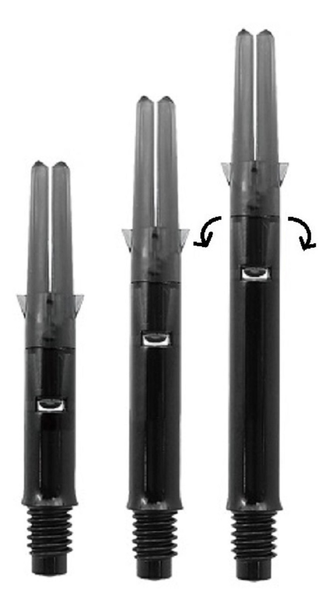 L-Style Dart Schafts Silent Straight Spinners Spin-Effekt Shafts